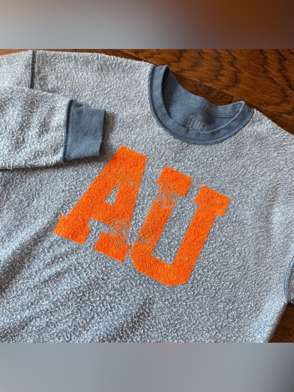 The Soft Shirt Women’s Sweatshirt AU Auburn University Blue Medium War Eagle
